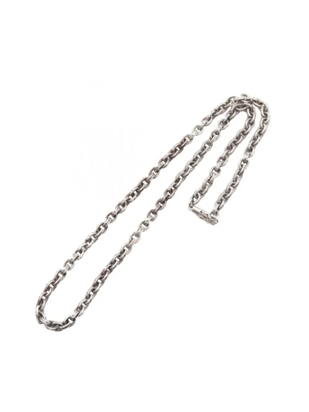 Chrome Hearts Necklace Paper Chain 18 925 Sterling Silver